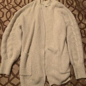 Maurices cream cardigan size large